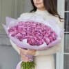Букет из 101 сиреневой розы (Кения) 40 см в Тюмени